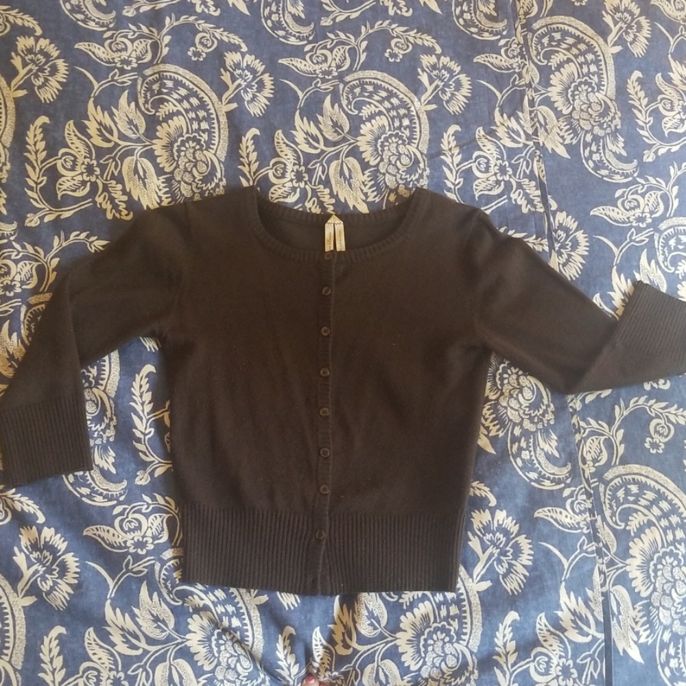 Brown cardigan